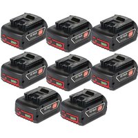 8 Stück Akku für Bosch Professional gba 18 Volt / 5,0 Ah Kompatibel mit Bosch BAT609 BAT610 BAT618 BAT620 BAT622, gsb 18V-60, gbh 18V-21, gsr 17618 von POWERWINGS