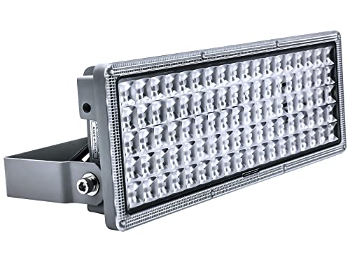 POWFUL 100W LED Strahler Flutlichter LED Flutlicht Außen 10000lm Superhelle Fluter 3000K IP67 Wasserfest Außenstrahler für Rasenflächen Hinterhof von POWFUL