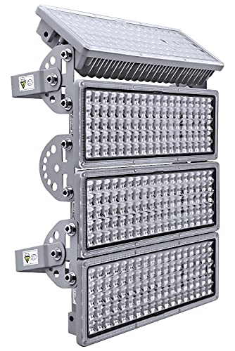 POWFUL LED Flutlicht 400W LED Strahler Flutlichtstrahler 6500K 40000LM Außenstrahler IP67 Wasserfest Flutlicht LED Außen mit Einstellbarem winkel für Garten Stadion von POWFUL