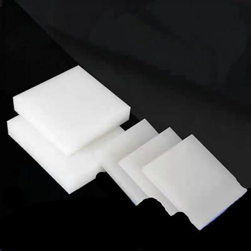 1 Stück Polypropylen-PP-Platte – 300 mm x 300 mm, weiße Kunststoffplatte for Heimwerker-, Ingenieur- und Bearbeitungsprojekte(300x300x8mm) von POYSCFLQB