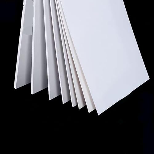 1 Stück starre ABS-Kunststoffplatte, 200 x 300 mm, thermoformbare Bastelplatte for Heimwerkerprojekte und Modellbau(5mm) von POYSCFLQB
