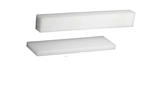 1 Stück weiße Nylonplatte – 1 Meter × 75 mm, 12–50 mm dicke rechteckige Kunststoffplatte for die Bearbeitung/Heimwerken/Modellbau(30mm) von POYSCFLQB