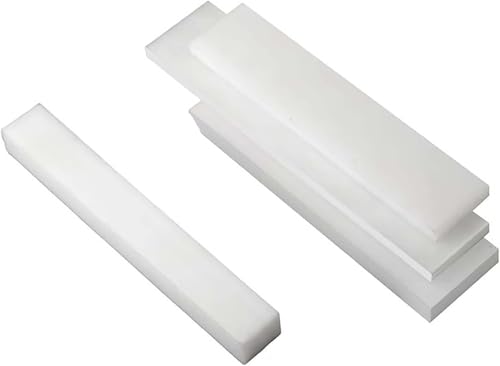 1 Stück weißes rechteckiges Nylonblatt – 1 Meter × 35 mm, 12–35 mm dick – technischer Kunststoff for Heimwerker/Bearbeitung/Modellbau(15mm) von POYSCFLQB