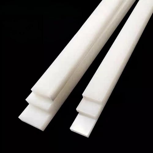1 Stück weißes rechteckiges Nylonblatt – 1 Meter x 35 mm, 2–10 mm dick, technischer Kunststoff for Heimwerker/Bearbeitung/Modellbau(10mm) von POYSCFLQB