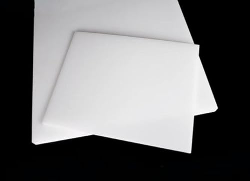 1 weiße Polypropylenplatte – 400 mm x 300 mm, langlebige Kunststoffplatte for Heimwerkerprojekte und technische Anwendungen(300x400x3mm) von POYSCFLQB