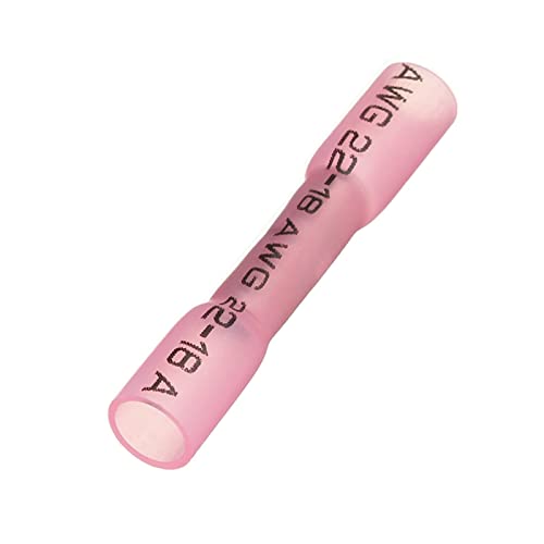 10 Stück Schrumpf-Stoßverbinder – AWG 26–10 Draht-Crimp-Anschlussklemmen for elektrisches Spleißen(Red) von POYSCFLQB