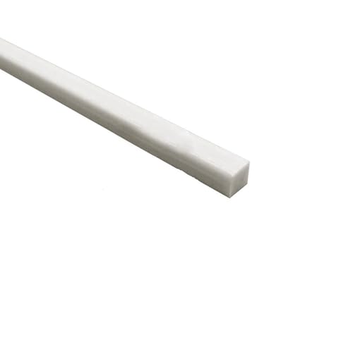 2 Stück 500 mm Fiberglas-Quadrat-Flachstangen – 2–30 mm starke, glasfaserverstärkte Kunststoff-Verstrebungsstreifen(7x7x500mm) von POYSCFLQB