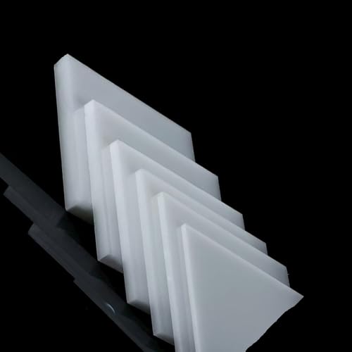 2 Stück weiße Polypropylen-PP-Platten – 300 mm x 300 mm, Kunststoffplatte for Heimwerkerprojekte und Technik(300x300x2mm) von POYSCFLQB