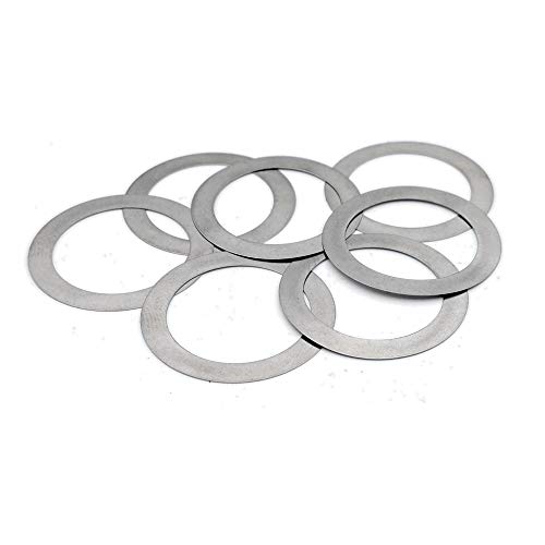 20/50 Stück ultradünne flache Unterlegscheiben aus Edelstahl – hochpräzise SUS304-Dichtungen for M4-M10-Anwendungen(10x16x0.2mm 20Pcs) von POYSCFLQB