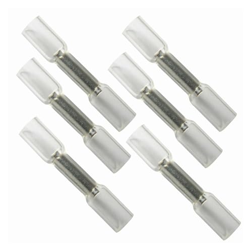 25 Stück Schrumpf-Stoßverbinder – AWG 26–10, Crimp-Anschlussklemmen for elektrisches Spleißen(Clear) von POYSCFLQB