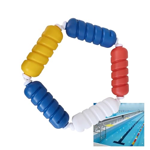 3,3 Fuß – 60 Fuß verstellbares Pool-Trennseil mit Bojen | Schwimmende Fahrbahnmarkierung for Schwimmbäder(Nylon,15meters) von POYSCFLQB