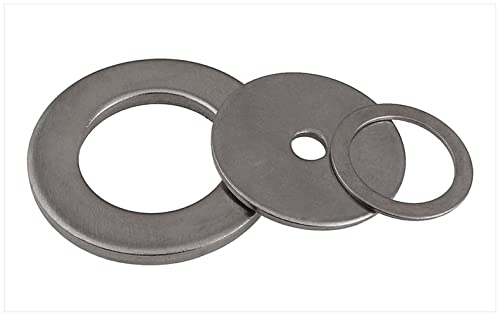 30-teiliges Unterlegscheiben-Set aus Edelstahl 316 – verdickte metrische Dichtungen for M2-, M3-, M4-, M5-, M6-, M8-, M10-Anwendungen(M6X12X1.6mm) von POYSCFLQB