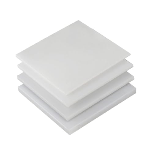 4 Stück weiße Polypropylenplatten – 150 mm x 150 mm – Vielseitige PP-Kunststoffplatten for Heimwerker, Elektronik und industrielle Nutzung(150x150x4mm) von POYSCFLQB