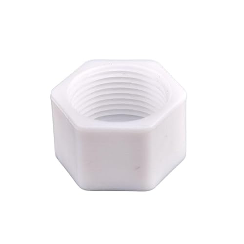 5 Stück/10 Stück PPR-Innengewinde-Rohr-Sechskant-Blockierkappen – 1/2 Zoll, 3/4 Zoll, 1 Zoll Kunststoff-Endkappenstopfen for Abdichten von PVC-Rohren(10pcs 1Inch) von POYSCFLQB