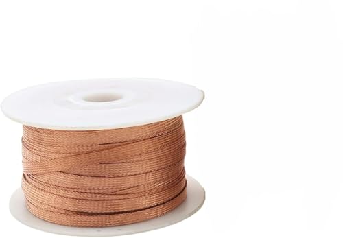 Abschirmender Metallgeflechtschlauch aus reinem Kupfer – flexibles Drahtgeflecht for Schutz vor elektromagnetischen Störungen, 1 m, 1 Stück(28mm) von POYSCFLQB