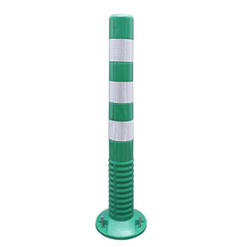Driveway Barrier Posts - 18 & 30 Inch Reflective Traffic Cones for Parking Lots, Construction, and Road(Green,1 Pack/30 in H) von POYSCFLQB
