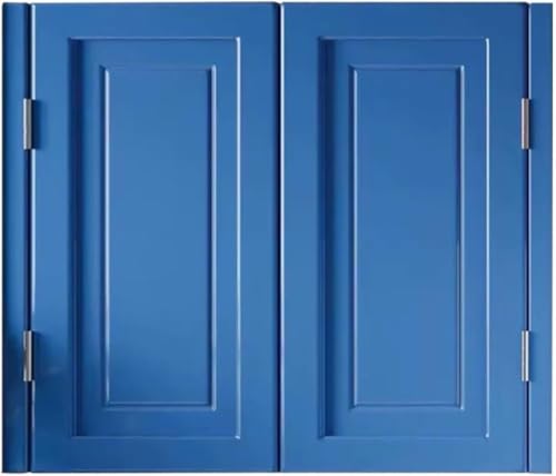Elegante Schwingtüren aus Massivholz for Cafés – automatisch schließend, im Saloon-Stil for den privaten und gewerblichen Gebrauch(Dark Blue,80x100cm) von POYSCFLQB
