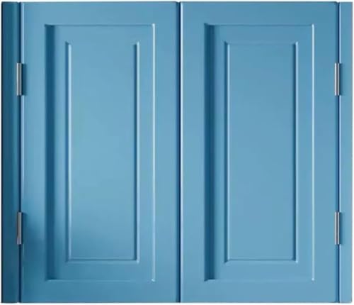 Elegante Schwingtüren aus Massivholz for Cafés – automatisch schließend, im Saloon-Stil for den privaten und gewerblichen Gebrauch(Light Blue,90x70cm) von POYSCFLQB