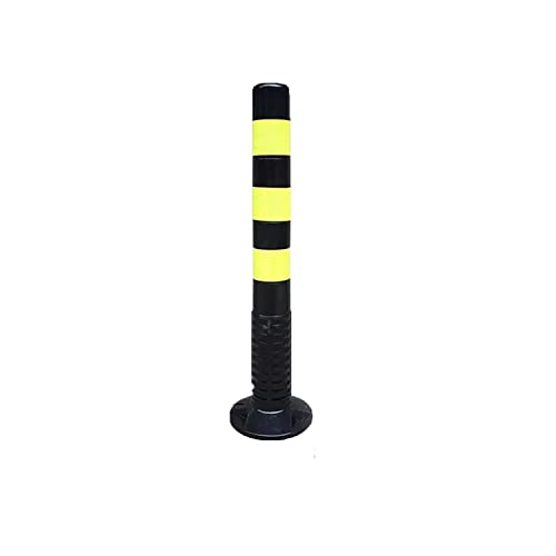 High Visibility Parking Bollards - Durable PU Plastic Barrier Post for Driveways and Residential Areas(Black,45cm) von POYSCFLQB