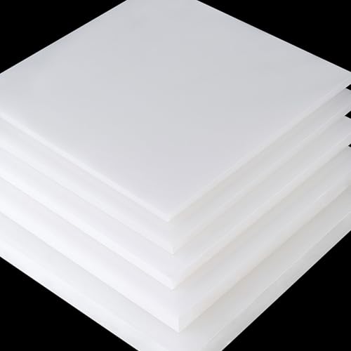 Hochfeste Nylon-Kunststoffplatten – 2–30 mm dicke Polyamidplatte for Industrie- und Heimwerkeranwendungen, 1 Stück(500x500x20mm) von POYSCFLQB