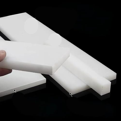 Hochfestes weißes Nylonblatt – 1 Meter lang, 55 mm breit, 2–10 mm dick, for Heimwerkerarbeiten, Bearbeitung und Modellbau, 1 Stück(4mm) von POYSCFLQB