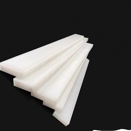 Hochfestes weißes Nylonblatt – 1 Meter x 100 mm breit, 2–10 mm dick for die Bearbeitung/Heimwerken/Modellbau, 1 Stück(5mm) von POYSCFLQB