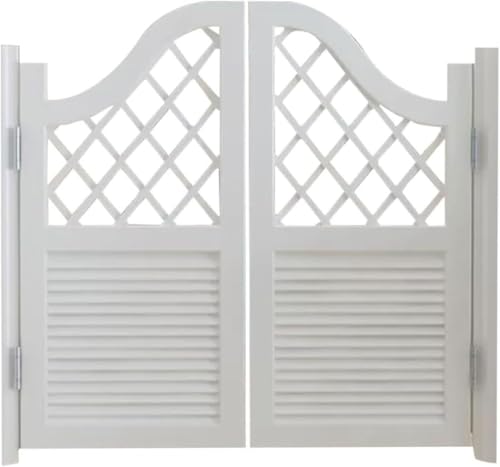Schwingtüren aus Massivholz for Cafés – in beide Richtungen zu öffnende Halbtür for Saloon-Bars for Flure, Cafés und Restaurants(White,100x100cm) von POYSCFLQB