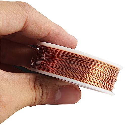 Weicher Kupferdraht, 5 m, for Drahtwickeln, Bildhauern und Basteln – vielseitiger Metalldraht for Heimwerkerprojekte, 1 Stück(1.2mm) von POYSCFLQB