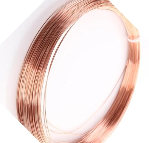 Weicher Kupferdraht – 1,3/1,5/1,6 mm Durchmesser, 1 kg – Vielseitig for Bastelarbeiten, Schmuck, Elektrik und industrielle Verwendung(1.5mmx1000g) von POYSCFLQB