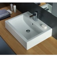 Pozzi Ginori Closer Badezimmer Waschbecken mit rechteckigem Becken 60 cm nur Waschbecken von POZZI GINORI - GEBERIT