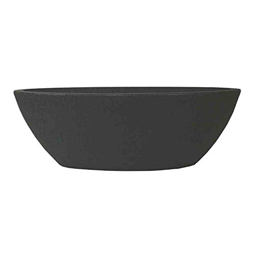 Padua Jardiniere 60cm schwarz granit Pflanzgefäße Pflanzkasten Blumentopf Garten von PP Plastic