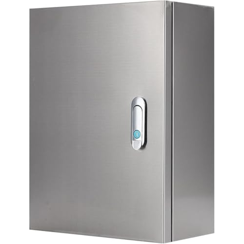 PP-Vic Edelstahl-Schaltschrank, Elektrisch Abschließbarer Anschlusskasten, Außenanschlusskasten, Verteilerkasten Mit Interner Montageplatte, Wandladestation,40x30x50cm PP-Vic Edelstahl-Schaltschrank, Elektrisch Abschließbarer Anschlusskasten, Außenanschlusskasten, Verteilerkasten Mit Interner Montageplatte, Wandladestation,40x30x50cm von PP-Vic