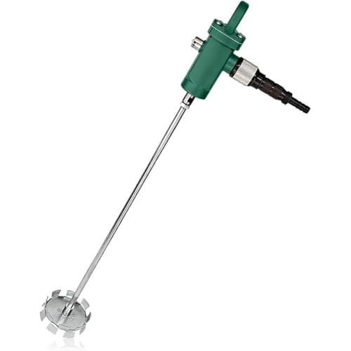 PP-Vic Tragbarer Pneumatischer Farbrührer Mit Einstellbarer Geschwindigkeit, Handgehaltener Multifunktionaler Farbluftrührer, Automatischer Farbrührer Für Industrieeimer, Farbe Und Gips,Aa 60cm von PP-Vic