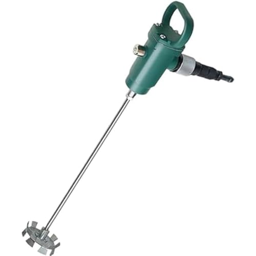 PP-Vic Tragbarer Pneumatischer Farbrührer Mit Einstellbarer Geschwindigkeit, Handgehaltener Multifunktionaler Farbluftrührer, Automatischer Farbrührer Für Industrieeimer, Farbe Und Gips,Aa 97cm von PP-Vic
