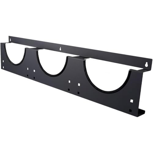 PP-Vic Wandkonstruktions-Schutzhelmständer, Hochleistungs-Schutzhelm-Organizer Aus Stahl, Formbeständiger Halter,Magnetisches Namensschild,Schutzhutständer Mit Großer Kapazität,Black 3 grids von PP-Vic