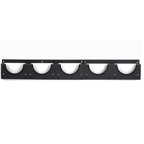 PP-Vic Wandkonstruktions-Schutzhelmständer, Hochleistungs-Schutzhelm-Organizer Aus Stahl, Formbeständiger Halter,Magnetisches Namensschild,Schutzhutständer Mit Großer Kapazität,Black 5 grids von PP-Vic
