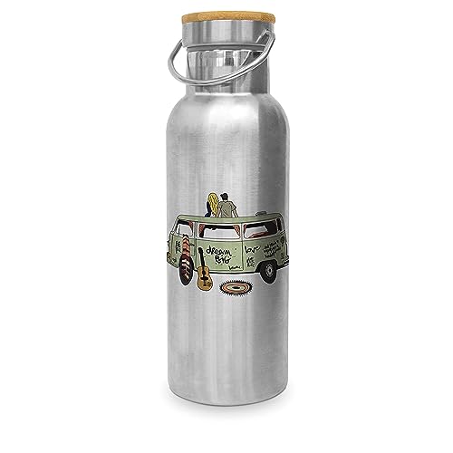 ppd Paperproducts Design Edelstahl Isolierflasche Freiheit Trinkflasche 500ml - Doppelwandig vakuum isoliert - bis zu 24h kalt - Auslaufsicher von Paperproducts Design