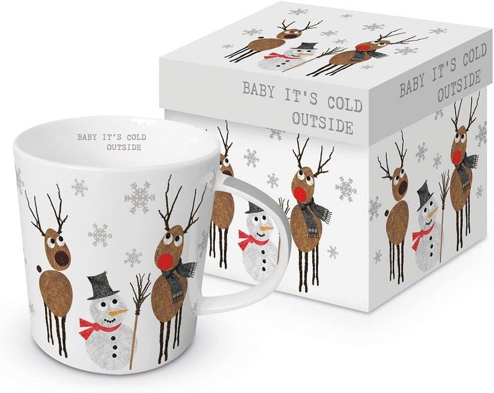 PPD Becher Schneemann Trendbecher, Rentier, Schneeflocken Mug Porzellan, Weinachten, Winter Kollektion, ideal als Geschenk PPD Becher Schneemann Trendbecher, Rentier, Schneeflocken Mug Porzellan, Weinachten, Winter Kollektion, ideal als Geschenk von PPD