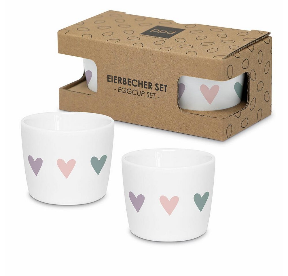 PPD Eierbecher Heart Infusion Egg Cup Set 2-tlg. von PPD