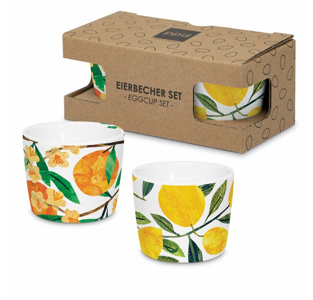 PPD Eierbecher Traceys Garden x 2 Egg Cup Set 2-tlg., (2-tlg) von PPD