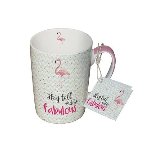 PPD Flamingo Be Fabulous Porzellantasse Tasse Henkelbecher 350ml von PPD