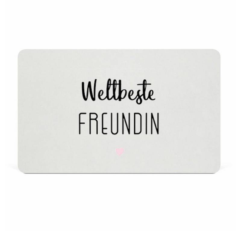 PPD Frühstücksbrett Weltbeste Freundin D@H Tray, Kunststoff von PPD