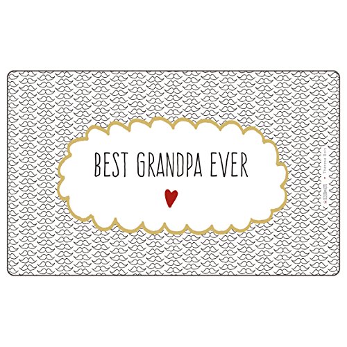 PPD Frühstücksbrettchen 23,3 x 14,3 cm Design@Home (Best Grandpa) von PPD