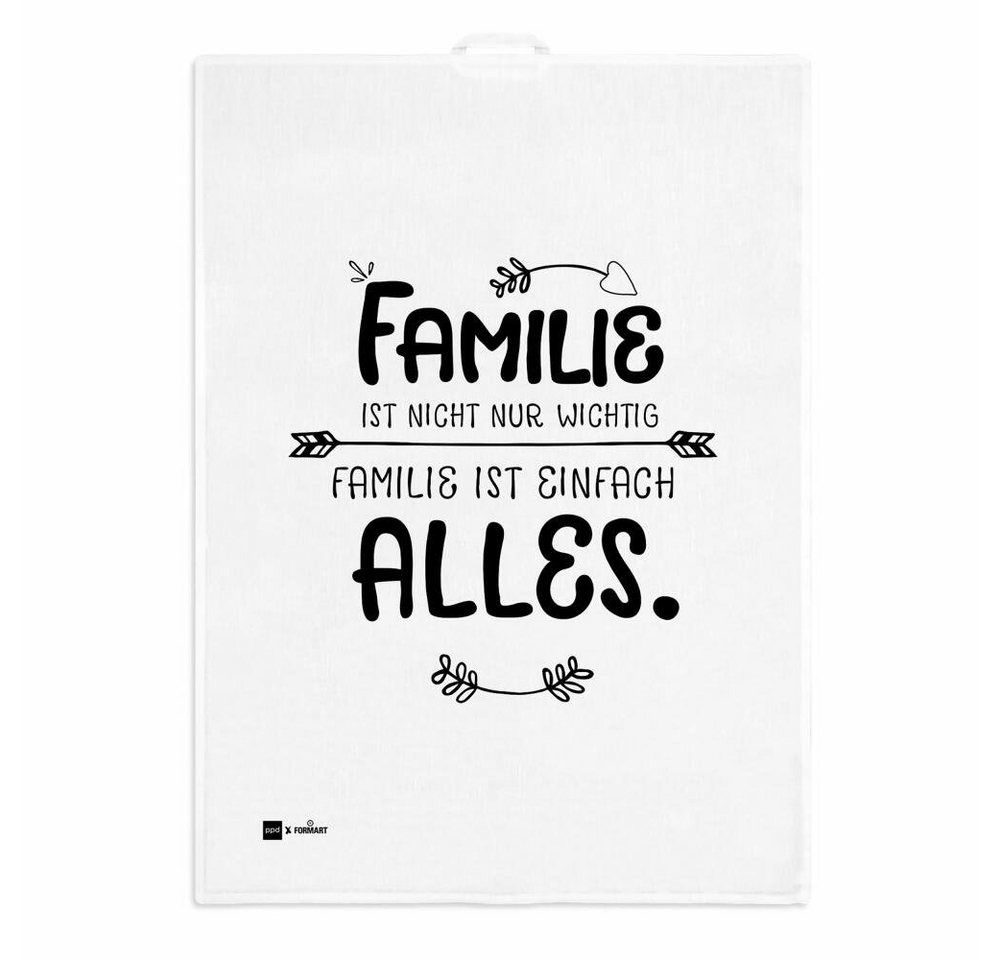 PPD Geschirrtuch Familie 70 x 50 cm von PPD