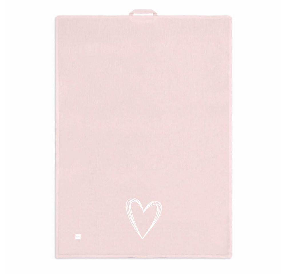 PPD Geschirrtuch Pure Heart Rosé 70 x 50 cm von PPD