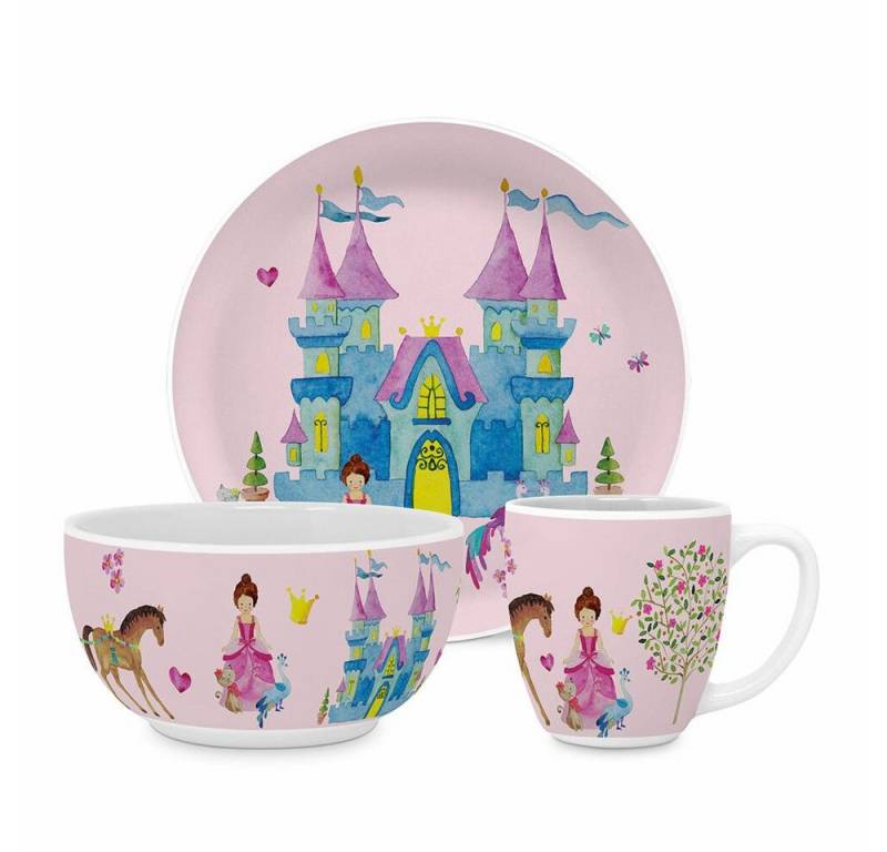 PPD Kindergeschirr-Set Princess Kids Set 3-tlg. (3-tlg), New Bone China von PPD