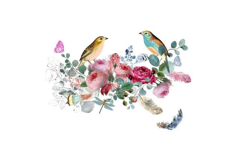 PPD Papierserviette 20 Servietten Bird Conversation 33x33cm, (20 St) von PPD