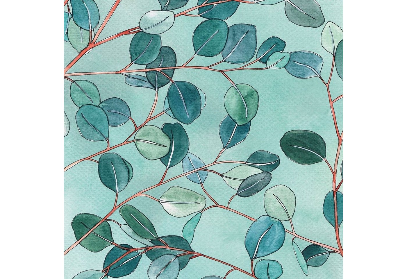 PPD Papierserviette 20 Servietten Eucalyptus 33x33cm, (20 St) von PPD