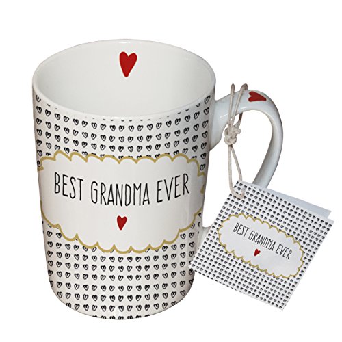 PPD Porzellan Henkelbecher Tasse 0,25L (Best Grandma) von PPD