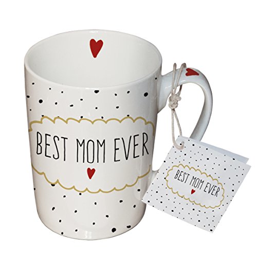 PPD Porzellan Henkelbecher Tasse 0,25L (Best Mom) von PPD